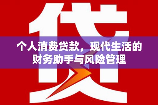 平潭个人消费贷款，现代生活的财务助手与风险管理