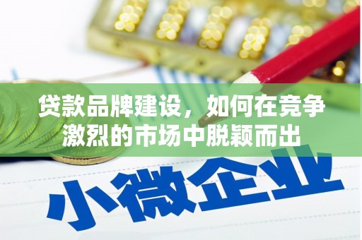 平潭贷款品牌建设，如何在竞争激烈的市场中脱颖而出