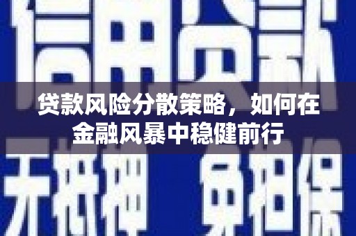 平潭贷款风险分散策略，如何在金融风暴中稳健前行