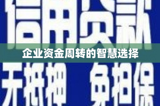 平潭企业资金周转的智慧选择