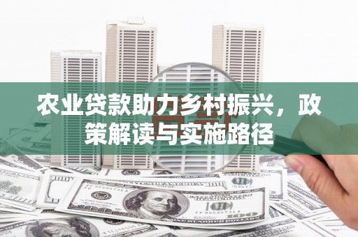 平潭农业贷款助力乡村振兴，政策解读与实施路径