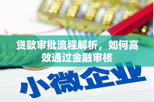 平潭贷款审批流程解析，如何高效通过金融审核