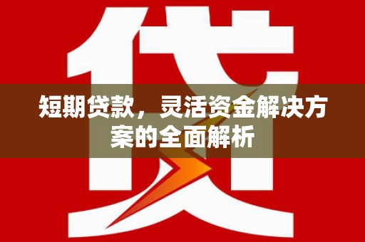 平潭短期贷款，灵活资金解决方案的全面解析