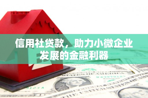 平潭信用社贷款，助力小微企业发展的金融利器