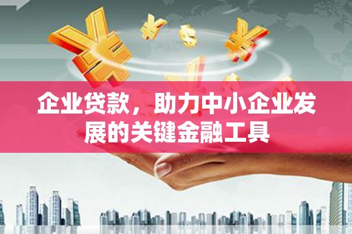 平潭企业贷款，助力中小企业发展的关键金融工具
