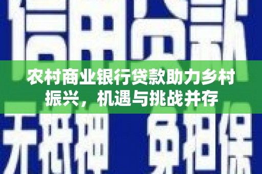 平潭农村商业银行贷款助力乡村振兴，机遇与挑战并存