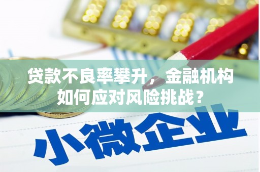 平潭贷款不良率攀升，金融机构如何应对风险挑战？