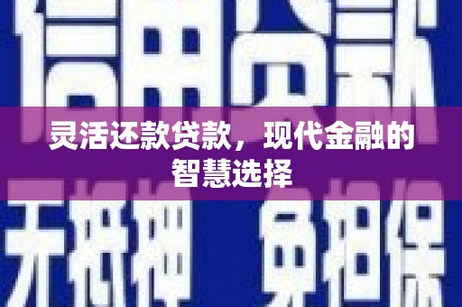 平潭灵活还款贷款，现代金融的智慧选择
