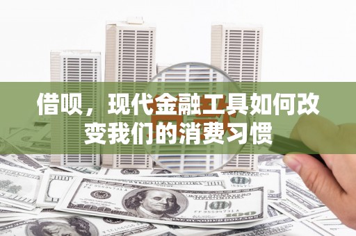 平潭借呗，现代金融工具如何改变我们的消费习惯