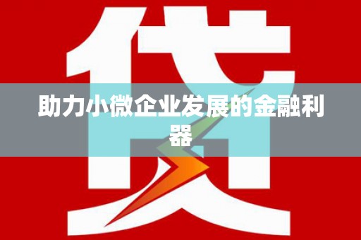 平潭助力小微企业发展的金融利器