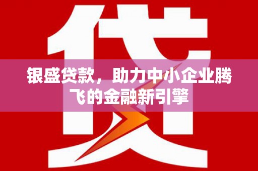 平潭银盛贷款，助力中小企业腾飞的金融新引擎