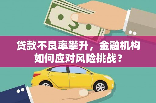平潭贷款不良率攀升，金融机构如何应对风险挑战？