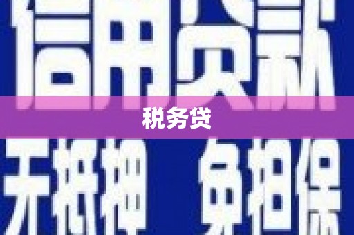平潭税务贷