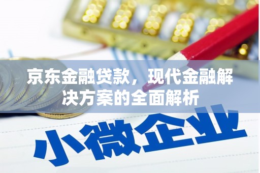 平潭京东金融贷款，现代金融解决方案的全面解析