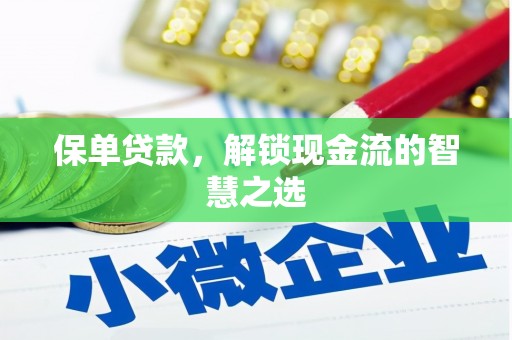 平潭保单贷款，解锁现金流的智慧之选